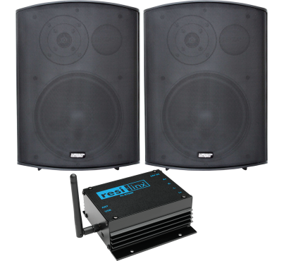 RL-BT602 - 50W Bluetooth amp and 8" weatherproof wall speaker pack