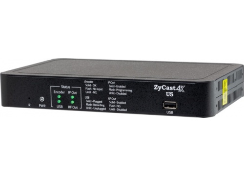 U5 SINGLE CHANNEL 4K HEVC MODULATOR AND IP STREAMER